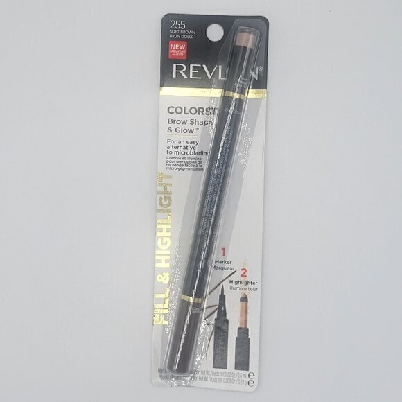 NWT 5/$25 Revlon Colorstay Shape & Glow Eye Brow Marker and Highlighter Soft Br - Picture 2 of 9